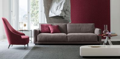 Ribot – wasserabweisendes Sofa aus Nubukleder